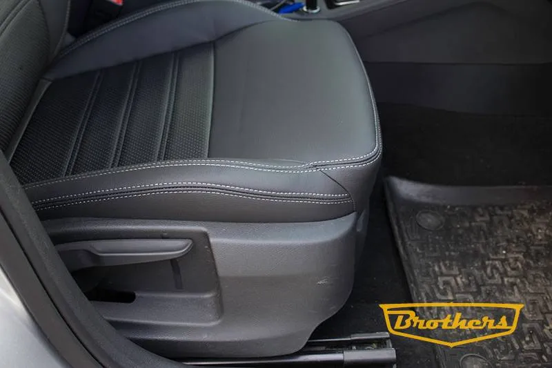 Установка чехлов серии "Premium" для Octavia A7, со спорт. сидениями