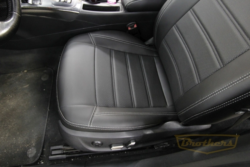 Чехлы для сидений Audi A5 I (8T, Sportback) рестайлинг серии "Premium" - серая строчка Чехлы для сидений Audi A5 I (8T, Sportback) рестайлинг серии "Premium" - серая строчка