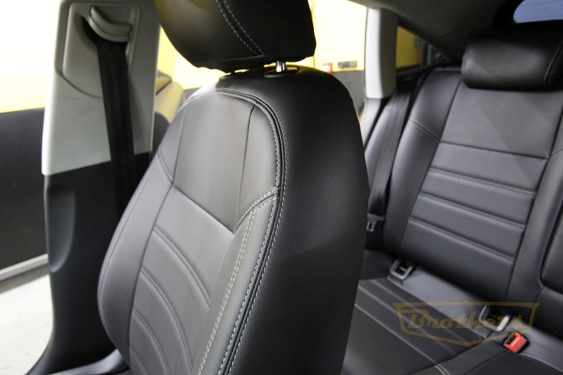 Чехлы для сидений Audi A5 I (8T, Sportback) рестайлинг серии "Premium" - серая строчка Чехлы для сидений Audi A5 I (8T, Sportback) рестайлинг серии "Premium" - серая строчка