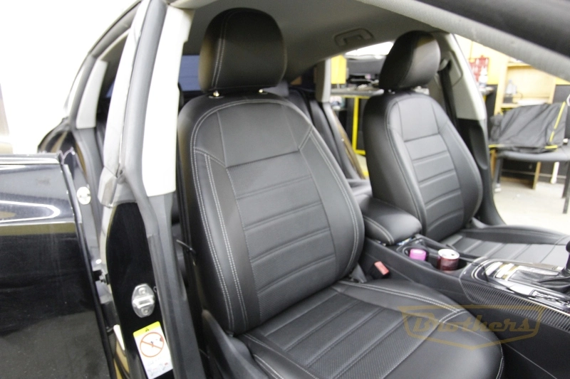 Чехлы для сидений Audi A5 I (8T, Sportback) рестайлинг серии "Premium" - серая строчка Чехлы для сидений Audi A5 I (8T, Sportback) рестайлинг серии "Premium" - серая строчка