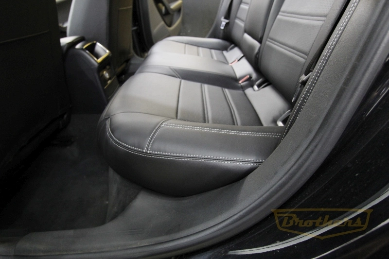 Чехлы для сидений Audi A5 I (8T, Sportback) рестайлинг серии "Premium" - серая строчка Чехлы для сидений Audi A5 I (8T, Sportback) рестайлинг серии "Premium" - серая строчка