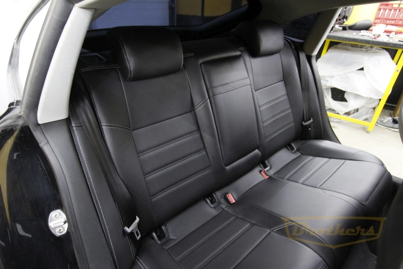 Чехлы для сидений Audi A5 I (8T, Sportback) рестайлинг серии "Premium" - серая строчка Чехлы для сидений Audi A5 I (8T, Sportback) рестайлинг серии "Premium" - серая строчка