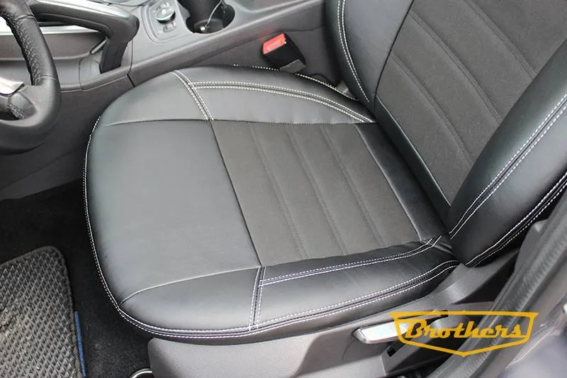 Алькантара чехлы на Фокус 3 от Бразерс Тюнинг