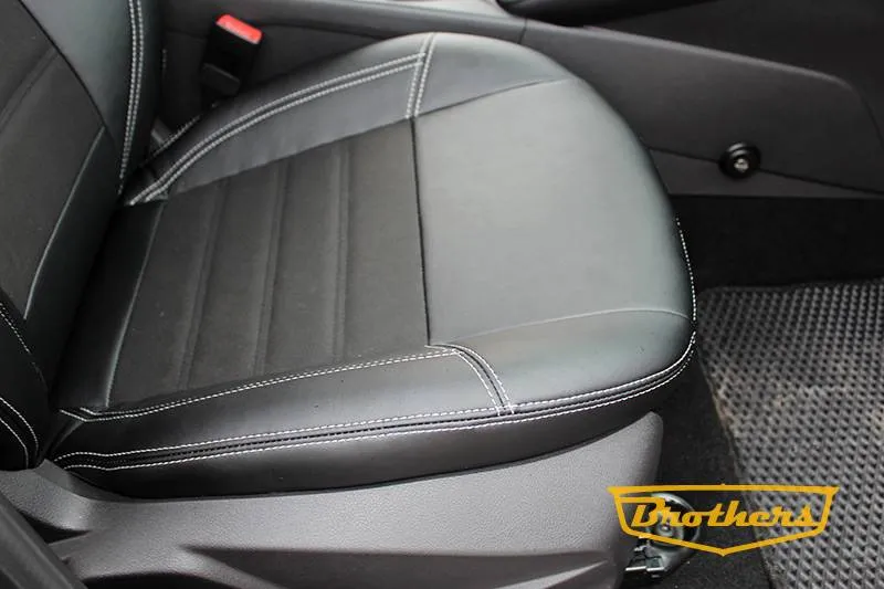 Алькантара чехлы на Фокус 3 от Бразерс Тюнинг