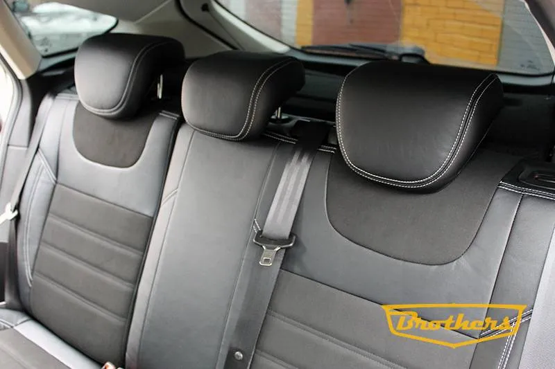 Алькантара чехлы на Фокус 3 от Бразерс Тюнинг