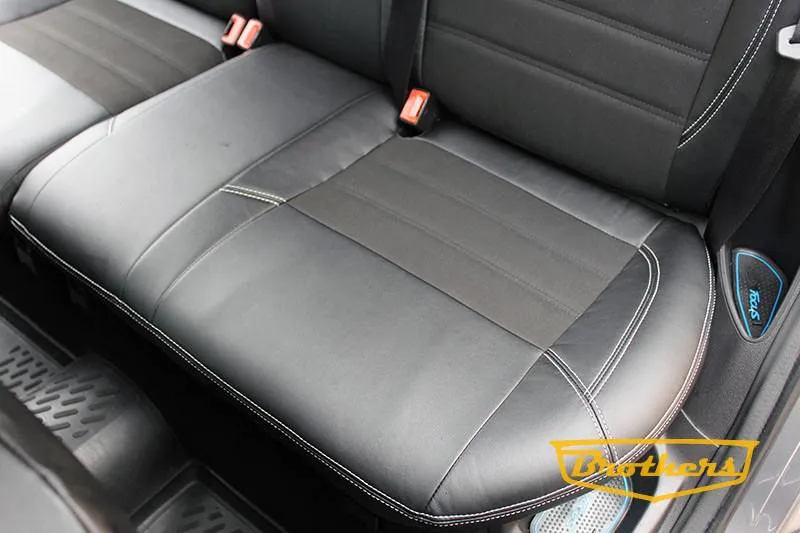 Алькантара чехлы на Фокус 3 от Бразерс Тюнинг