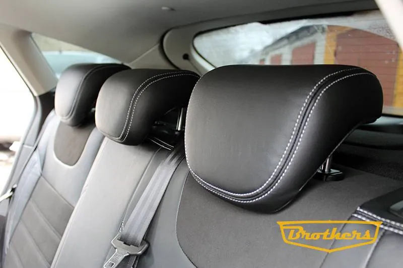 Алькантара чехлы на Фокус 3 от Бразерс Тюнинг