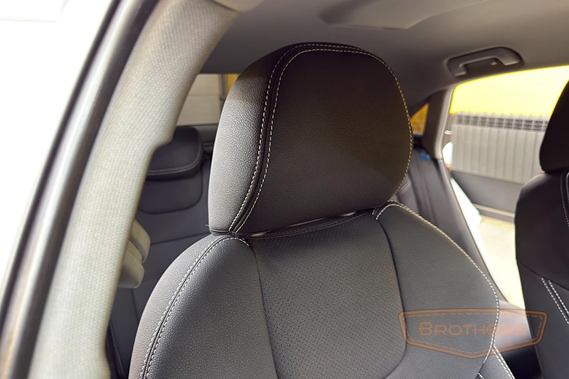 Чехлы на сиденья Audi A3 III 8V (Sport) - серии "Aurora" - серая строчка