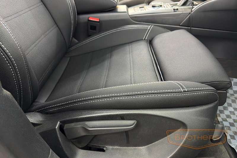 Чехлы на сиденья Audi A3 III 8V (Sport) - серии "Aurora" - серая строчка