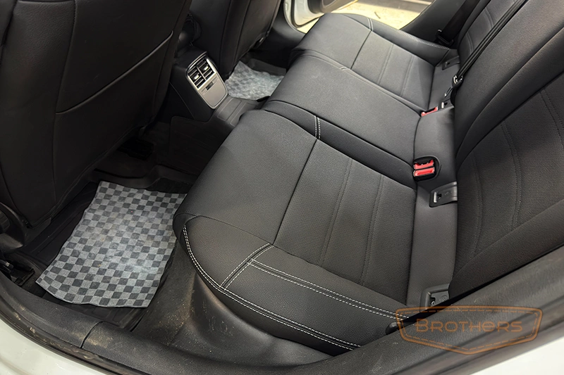 Чехлы на сиденья Audi A3 III 8V (Sport) - серии "Aurora" - серая строчка