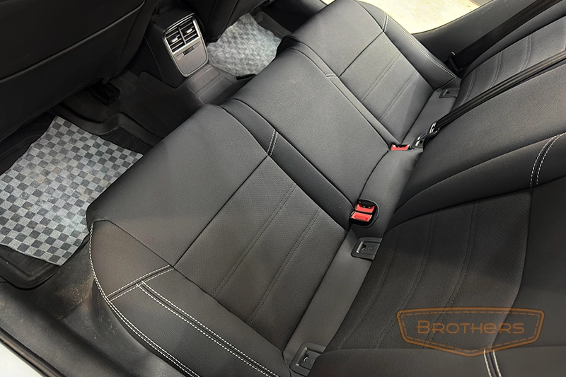 Чехлы на сиденья Audi A3 III 8V (Sport) - серии "Aurora" - серая строчка