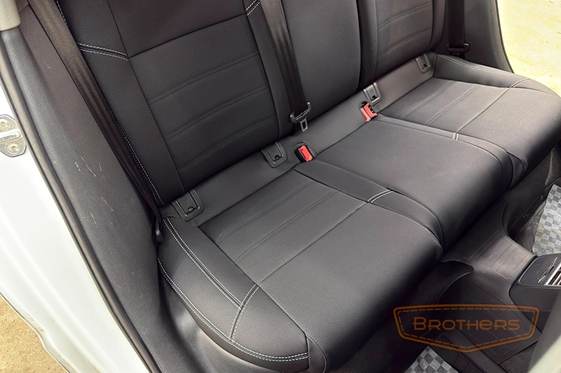 Чехлы на сиденья Audi A3 III 8V (Sport) - серии "Aurora" - серая строчка