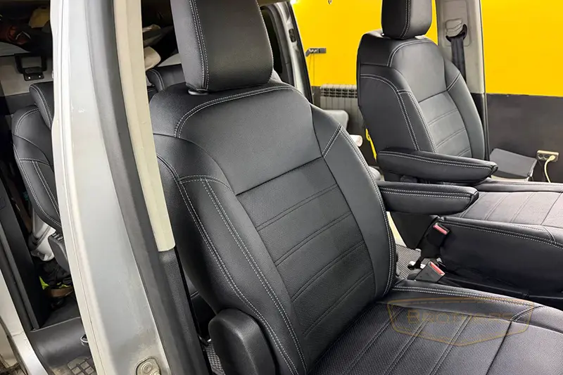 Чехлы на Citroen Space Tourer (5 мест) серии "Aurora" - серая строчка Чехлы на Citroen Space Tourer (5 мест) серии "Aurora" - серая строчка