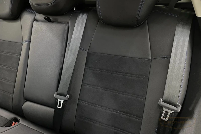 Авточехлы Haval Jolion — экокожа Dakota + алькантара с продлением, синяя строчка Авточехлы Haval Jolion — экокожа Dakota + алькантара с продлением, синяя строчка