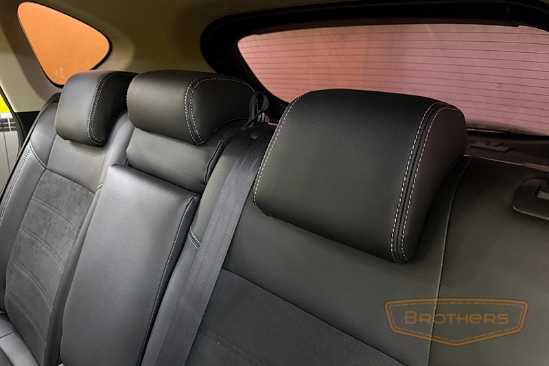 Чехлы на Мазду CX 5 с алькантарой - фото