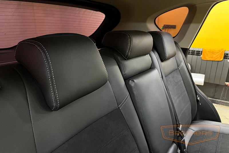 Чехлы на Мазду CX 5 с алькантарой - фото